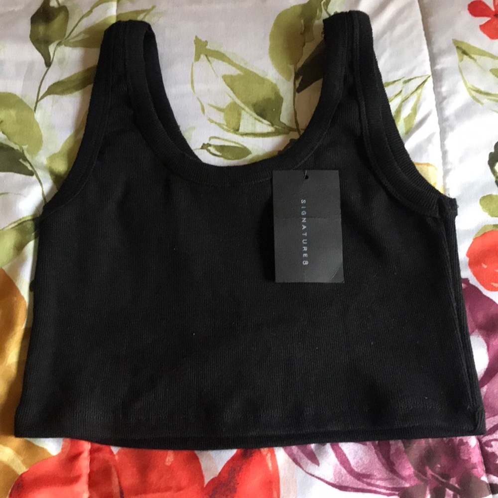 Fashion nova cropped tank top L